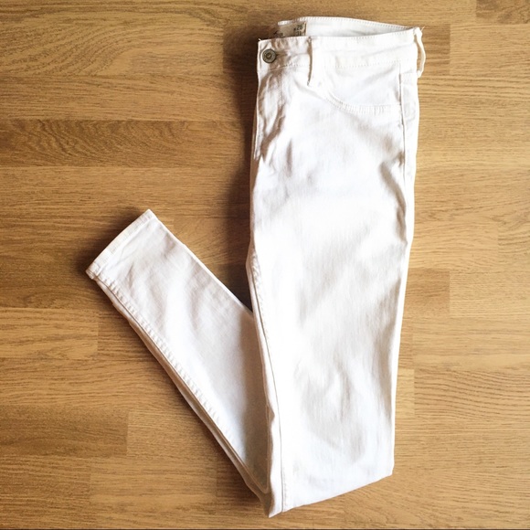 Hollister mid-low rise white super skinny Jean 3R - Picture 2 of 10